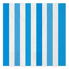 TOVAGLIOLI 33X33cm STRIPES TURCHESE 16PZ