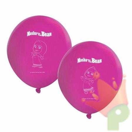 PALLONCINI 28CM MASHA E ORSO 8PZ