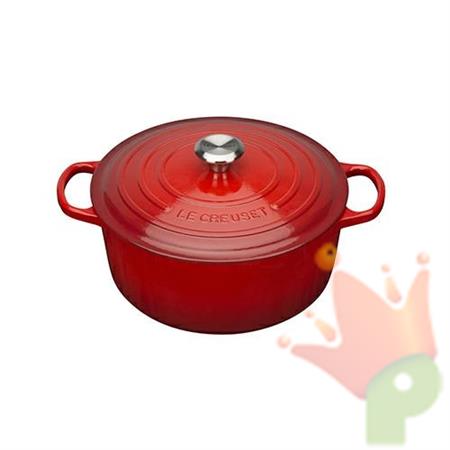 CASSERUOLA TONDA IN GHISA 20CM CILIEGIA LE CREUSET