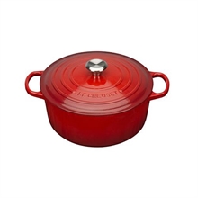 CASSERUOLA TONDA IN GHISA 20CM CILIEGIA LE CREUSET