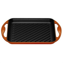 GRIGLIA RETTANGOLARE 32,5X22 CM ARANCIO LE CREUSET