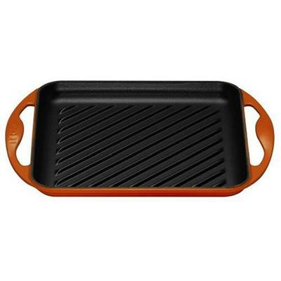 GRIGLIA RETTANGOLARE 32,5X22 CM ARANCIO LE CREUSET