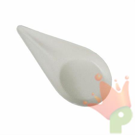 PIATTI CANNA DA ZUCCH. FINGERFOOD CM10,5X5,7CM BIANCO 50PZ