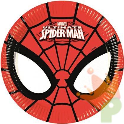 PIATTI 20CM ULTIMATE SPIDERMAN POWER 8PZ