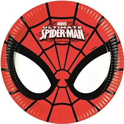 PIATTI 20CM ULTIMATE SPIDERMAN POWER 8PZ