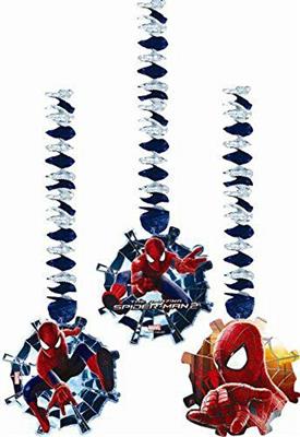 PENDENTI SET DA 3 PZ THE AMAZING SPIDERMAN 70 CM