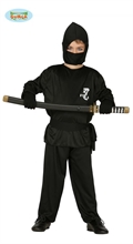 COSTUME NINJA BAMBINO TAGLIA 5-6 ANNI