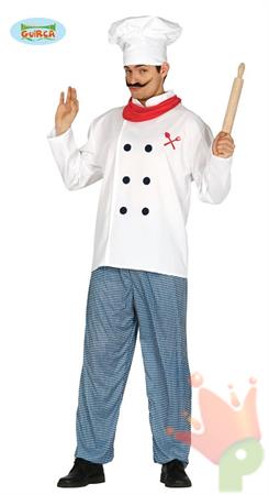 COSTUME CHEF ADULTO TAGLIA L 52 54