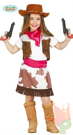 COSTUME COWGIRL BAMBINA 5-6 ANNI