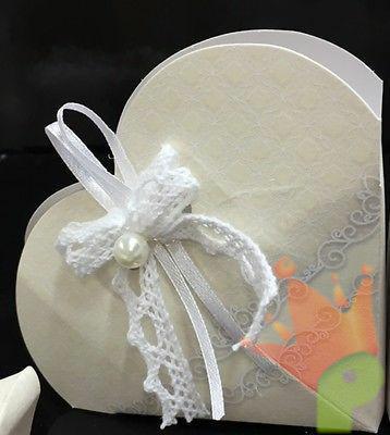 SCATOLINA WEDDING CUORE 5X2.5X5 20PZ