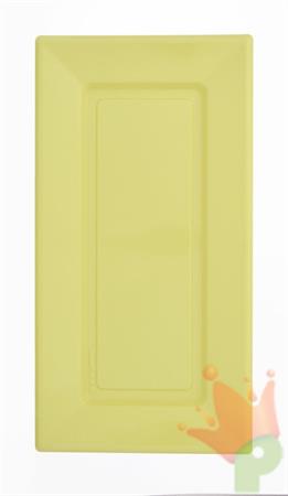 VASSOIO RETTANGOLARE 19X37CM YELLOW PALE 2PZ