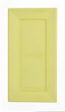 VASSOIO RETTANGOLARE 19X37CM YELLOW PALE 2PZ