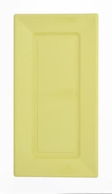 VASSOIO RETTANGOLARE 19X37CM YELLOW PALE 2PZ