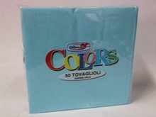 TOVAGLIOLI OVATTA 33X33 AZZURRO 50PZ