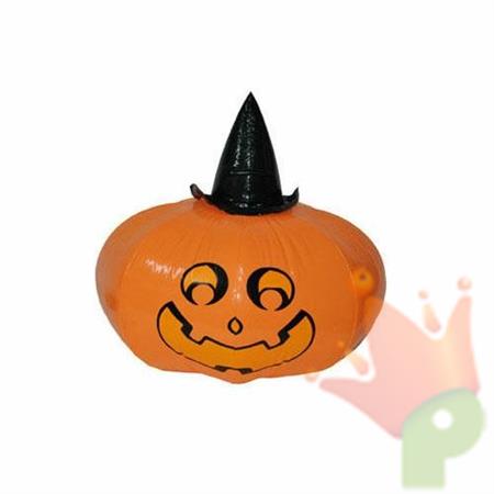 ZUCCA GONFIABILE CON CAPPELLO 70 CM HALLOWEEN DECORAZIONI