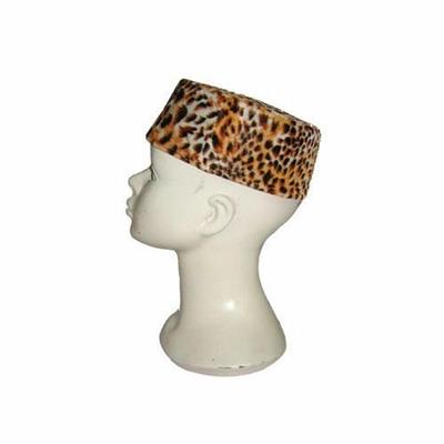 CAPPELLO SAFARI AFRICANO LEOPARDATO TRAVESTIMENTI CARNEVALE