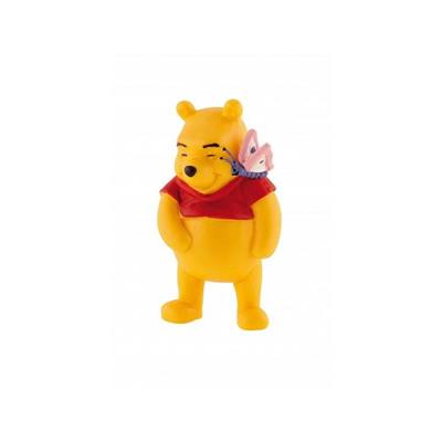 WINNIE THE POOH CON FARFALLA ACTION FIGURES CAKE TOPPER 6,1 CM