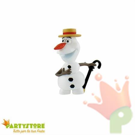 OLAF CON CAPPELLO FROZEN MINIATURA CAKE TOPPER ACTION FIGURES