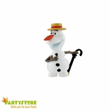 OLAF CON CAPPELLO FROZEN MINIATURA CAKE TOPPER ACTION FIGURES