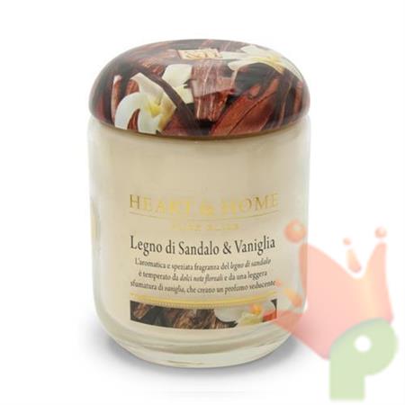 LEGNO DI SANDALO & VANIGLIA SMALL CANDLE 115GR