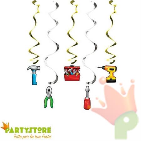 SET 5 PENDENTI 91CM OFFICINE HANDYMAN