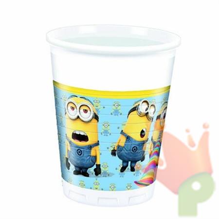 BICCHIERE 200CC LOVELY MINIONS CATTIVISSIMO ME 8PZ