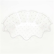 CONTENITORE PET POIS BIANCO 28X28X7,2CM