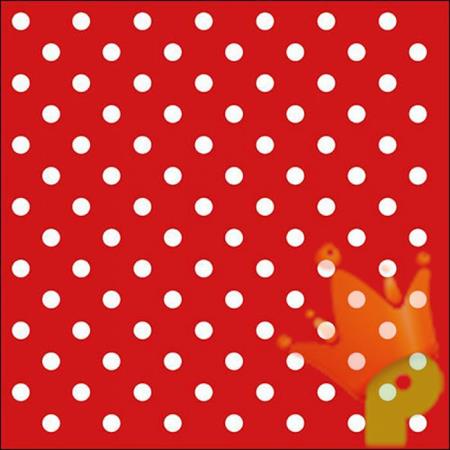 TOVAGLIOLI 33X33 DOTS RED 20PZ