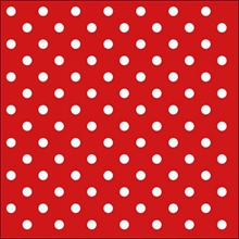 TOVAGLIOLI 33X33 DOTS RED 20PZ