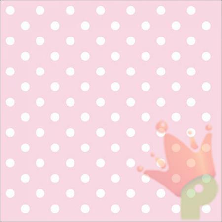 TOVAGLIOLI 33X33 PASTEL DOTS ROSE 20PZ