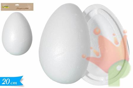 Uovo di polistirolo apribile cm 20 - Mondo Fai da Te