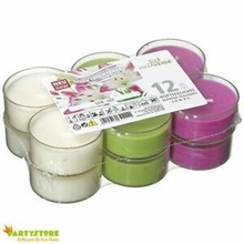 TEALIGHTS JUMBO 8H PROFUMAZIONE GIGLIO 12PZ