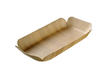 PIATTO BALSA RETTANGOLARE 21X10,5X3CM 24PZ