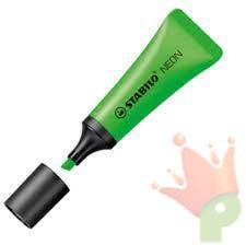 EVIDENZIATORE STABILO NEON VERDE