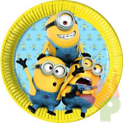 PIATTO 23CM LOVELY MINIONS CATTIVISSIMO ME 8PZ