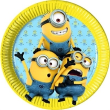 PIATTO 23CM LOVELY MINIONS CATTIVISSIMO ME 8PZ