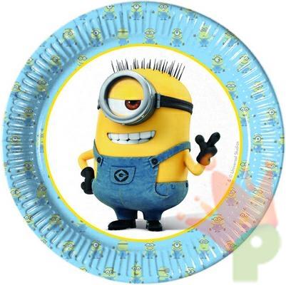 PIATTO 20 CM MINIONS LOVELY CATTIVISSIMO ME 8PZ