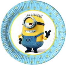 PIATTO 20 CM MINIONS LOVELY CATTIVISSIMO ME 8PZ