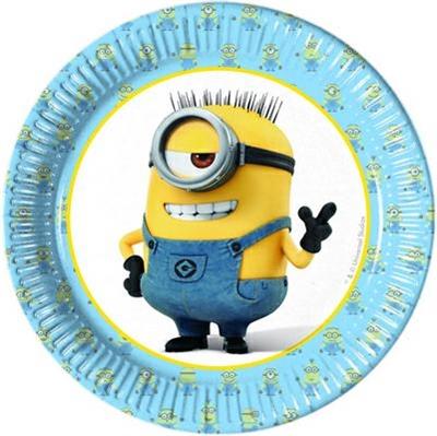 PIATTO 20 CM MINIONS LOVELY CATTIVISSIMO ME 8PZ