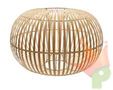 PORTA LAMPADA IN BAMBOO TONDA D.50X31CM NATURALE