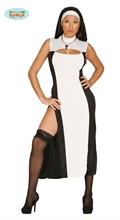 COSTUME SUORA SEXY ADULTA TAGLIA  M 38 40