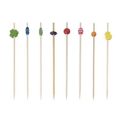 STECCHINI DECORATI BAMBOO 12CM