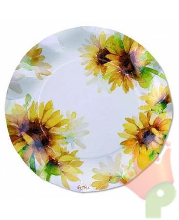 PIATTI GRANDI 27CM SUNFLOWER 8PZ