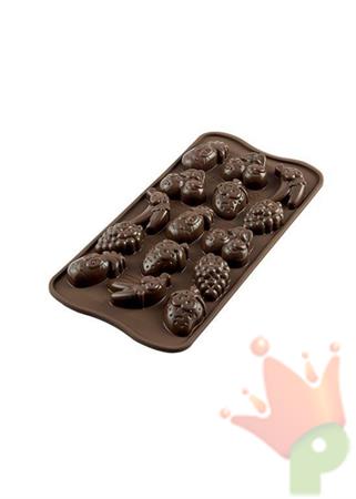 STAMPO IN SILICONE CHOCO FRUITS