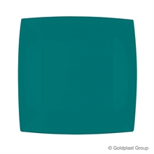 PIATTO PIANO 23X23CM NICE TEAL GREEN 8PZ