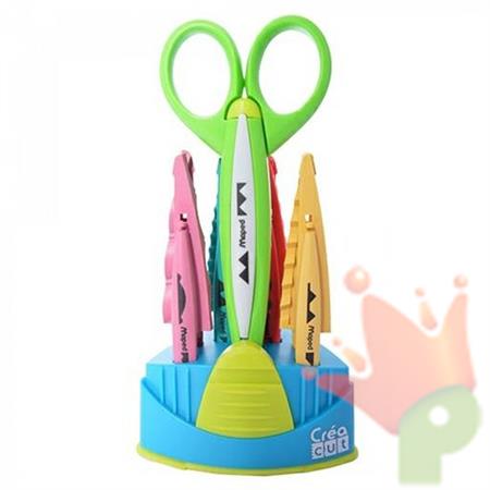 FORBICI CREATIVE SCUOLA + 5 COPPIE LAME