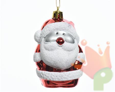 PENDENTI PER ALBERO DI NATALE BABBO 5X8CM