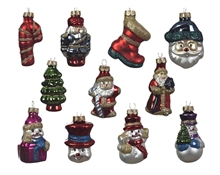 PENDENTI PER ALBERO DI NATALE FIGURE ASSORTITE