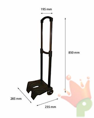 TROLLEY PER ZAINO SCUOLA TEMPO LIBERO