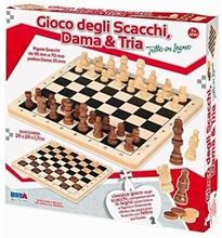 GIOCO DEGLI SCACCHI DAMA TRIA